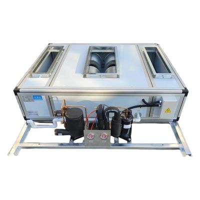 1-5HP Super Slim Ceiling Hanging Water Cooled DX Air Handling Unit การทําความสะอาดอากาศ HVAC สําหรับอุตสาหกรรม
