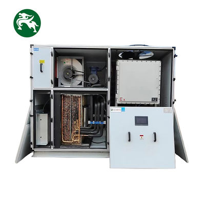 การฟื้นฟูความร้อนจากการปรับปรุงความร้อน 10HP DX อุปกรณ์รวมบนหลังคาที่บรรจุพร้อมกับมอเตอร์พัดลมกันระเบิด