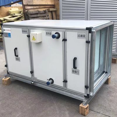 น้ําเย็นอากาศสด AHU 1000-3000CMH หน่วยจัดการอากาศ ออกแบบตามความต้องการ สําหรับโรงแรม