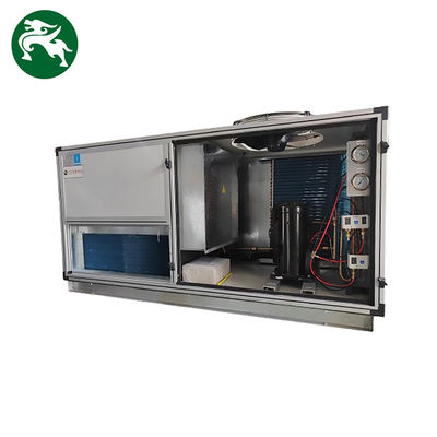 หน่วยบนหลังคา 5-10HP ชั้นยืนการค้า Cooling Coil ประหยัดพลังงานแอร์