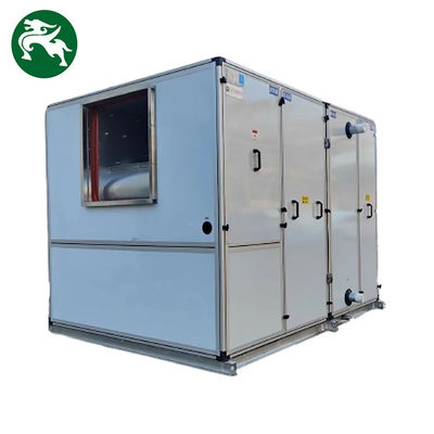 หน่วยจัดการอากาศที่มีเสียงเสียงต่ํา EER สูง การเย็นและการทําความร้อน HVAC การติดตั้งตั้งตั้งสําหรับสุขอนามัยทางการแพทย์