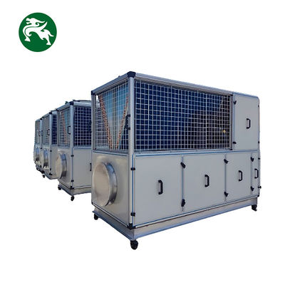 รถไฟใต้ดิน 15HP สะดวก Mobile Air Handling Unit With Wheels เหมาะสม น้ําเย็น HVAC