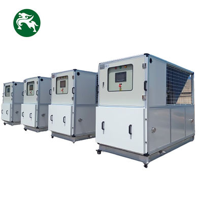รถไฟใต้ดิน 15HP สะดวก Mobile Air Handling Unit With Wheels เหมาะสม น้ําเย็น HVAC