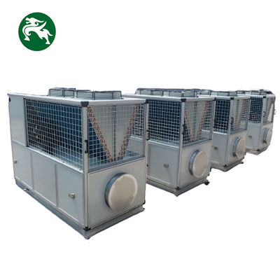 รถไฟใต้ดิน 15HP สะดวก Mobile Air Handling Unit With Wheels เหมาะสม น้ําเย็น HVAC