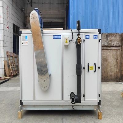 เสียงเสียงต่ํา 1500CMH อุปกรณ์ฟื้นฟูความร้อนจากน้ําบริสุทธิ์ AHU แอร์