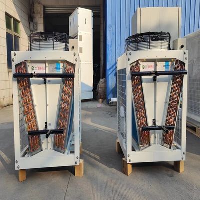 ทองแดง Tube อลูมิเนียม Fin เครื่องเย็นอากาศแห้ง สําหรับศูนย์ข้อมูล Immersion Cooling