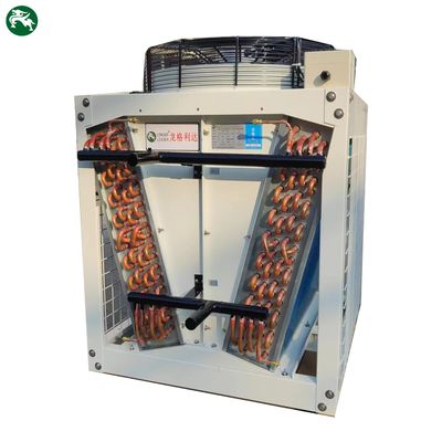 ทองแดง Tube อลูมิเนียม Fin เครื่องเย็นอากาศแห้ง สําหรับศูนย์ข้อมูล Immersion Cooling