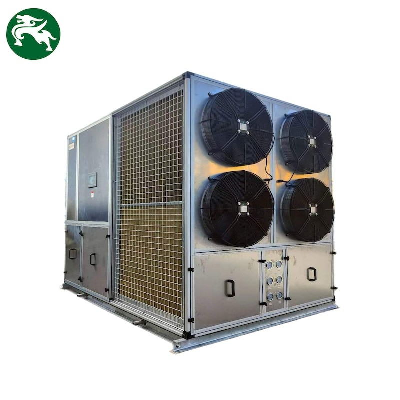 อุปกรณ์ AHU แบบโมดูลที่มีประสิทธิภาพสูง ที่เย็นด้วยอากาศ DX Coil พร้อมพัดลมกลับ