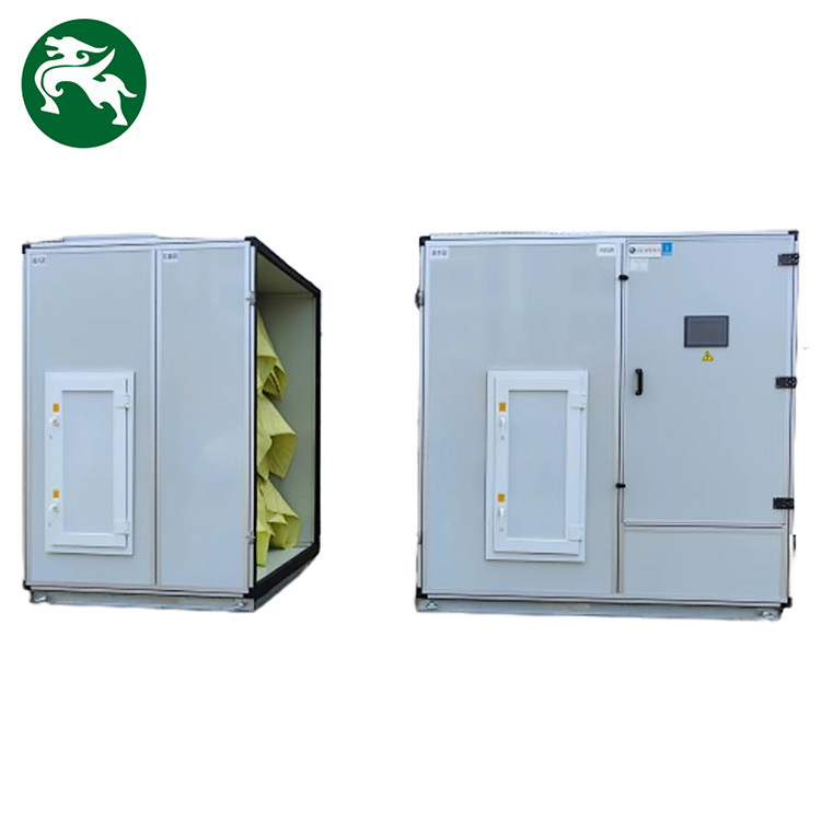 น้ําเย็น AHU โมดูลาร์ 120T สําหรับห้องสะอาดโรงพยาบาลที่มีกรองสูง