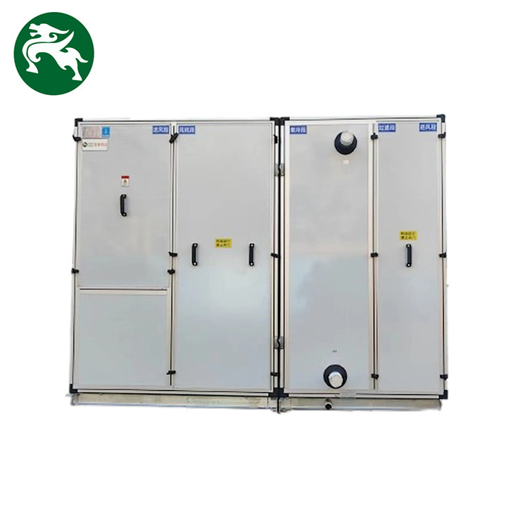 หน่วยจัดการอากาศที่มีเสียงเสียงต่ํา EER สูง การเย็นและการทําความร้อน HVAC การติดตั้งตั้งตั้งสําหรับสุขอนามัยทางการแพทย์