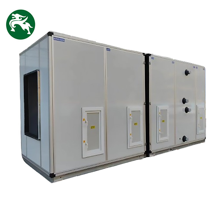 น้ําเย็น OEM ODM อุปกรณ์จัดการอากาศ อุณหภูมิและความชื้นคงที่ AHU สําหรับศูนย์การค้า