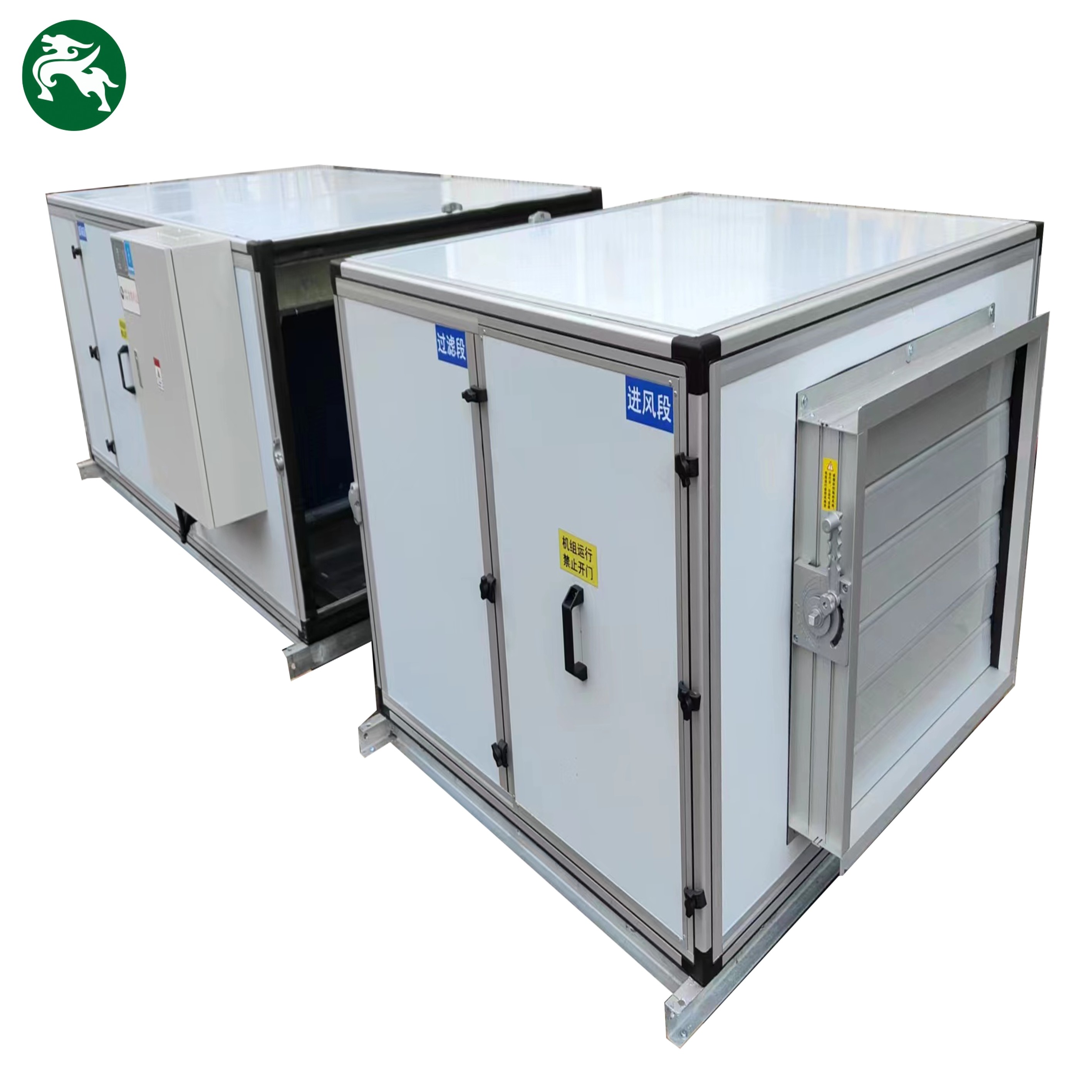 10HP 20HP 30HP AHU ที่เย็นด้วยอากาศ ขยายตัวโดยตรง เครื่องเย็นเดียว สําหรับห้องสะอาดที่ใช้ในอุตสาหกรรมยา